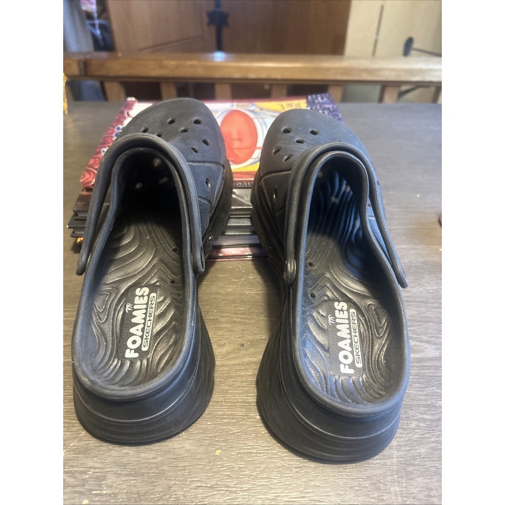 Skechers Foamy's Clogs Women's Size 8 1/2 Platform Style Very Clean And Cute Sho
